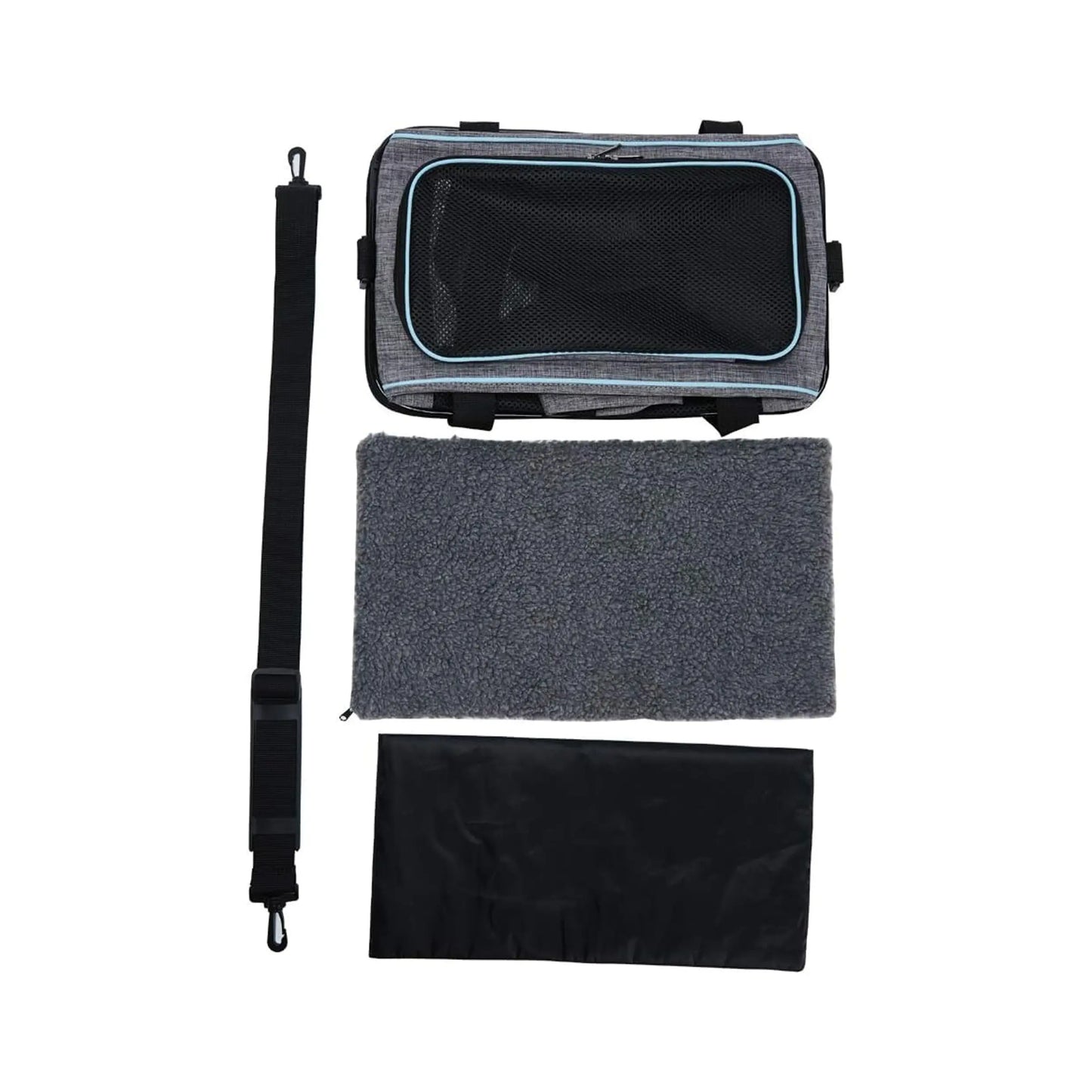 17.5X11X11 Inches Cat, Dog Carrier for Pets up to 16 Lbs, Soft-Sided Cat Bag Animal Carriers Travel Puppy Carry as a Toy of Fabric Pet Home