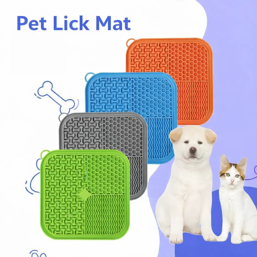 Lick Mat for Dogs: Premium Suction Cup Pad for Anxiety Relief and Slow Feeding
