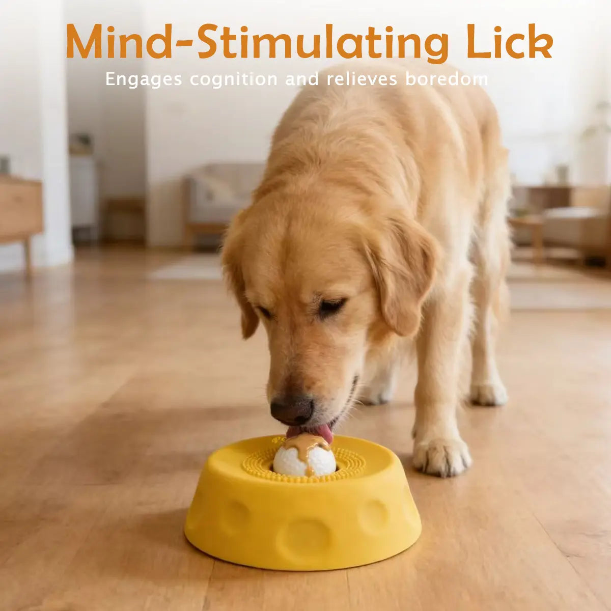 Pawpace Liquid Slow Feeder Bowl for Dogs - Interactive Lick Bowl with 8 Suction Cups for Oral Hygiene & Fun Treats