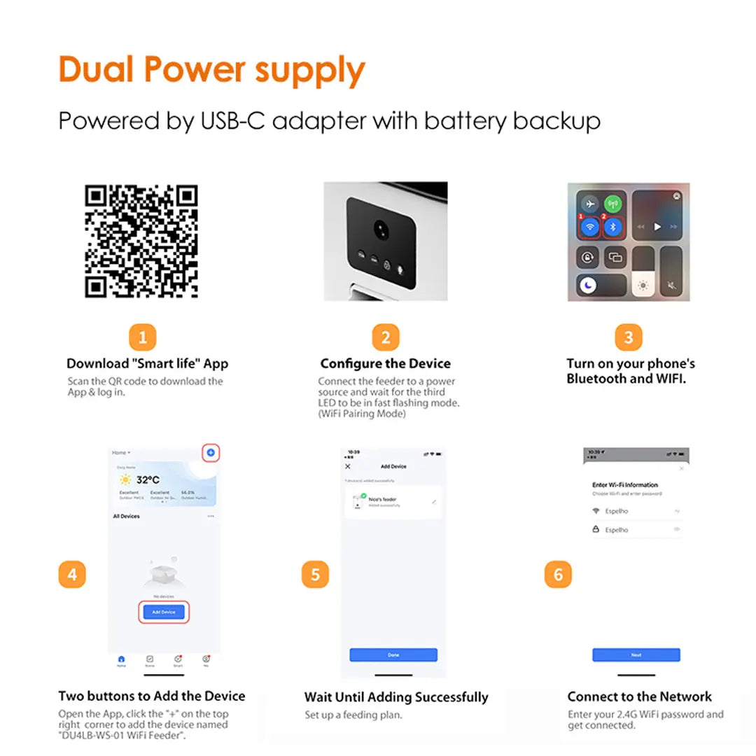 Revolutionize Your Pet's Mealtime with the Smart Automatic Pet Feeder - HD Camera, Dual Bowls, and Remote Feeding!