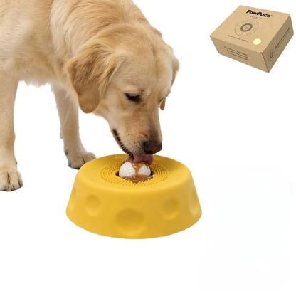 Pawpace Liquid Slow Feeder Bowl for Dogs - Interactive Lick Bowl with 8 Suction Cups for Oral Hygiene & Fun Treats